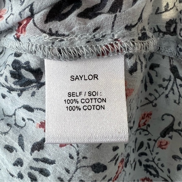 Saylor/Revolve Women’s Bohemian Oversized Floral Blouse, Size Small, #85 - Picture 9 of 11